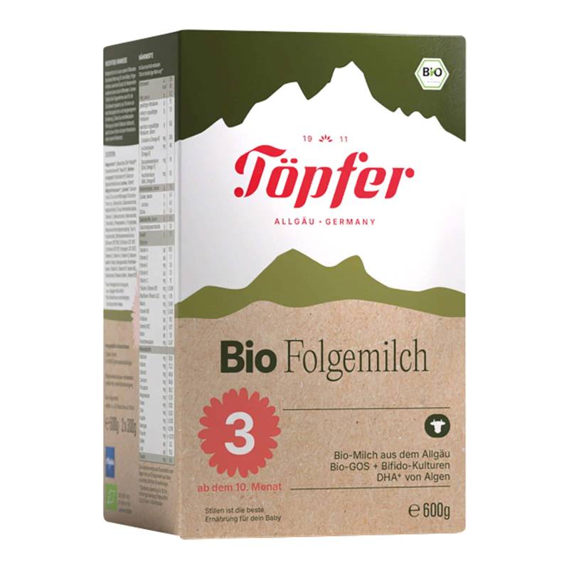 Töpfer Bio Folgemilch 3, 600g von Töpfer