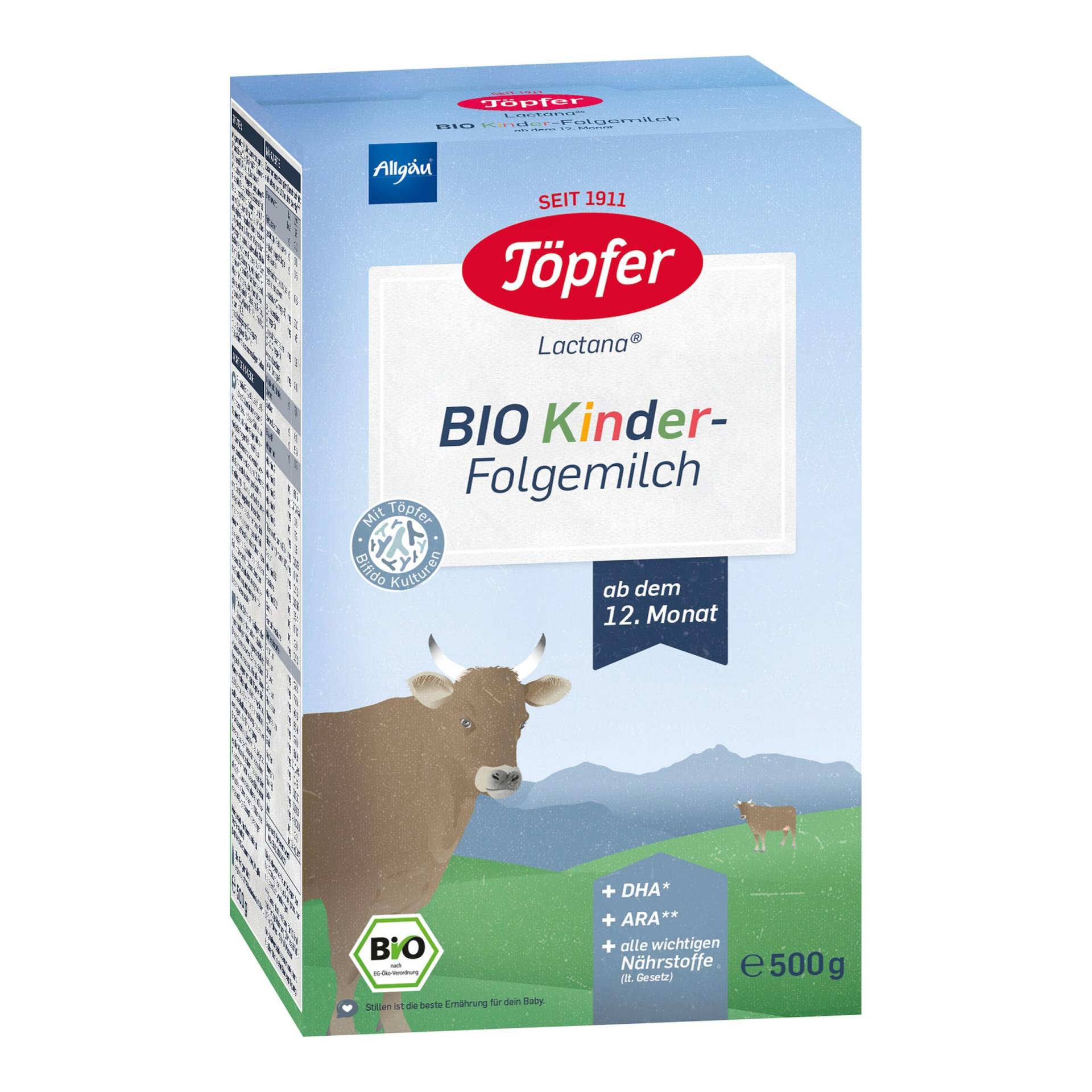 Töpfer Bio Kinder-Folgemilch, 500g Töpfer Bio Kinder-Folgemilch, 500g von Töpfer
