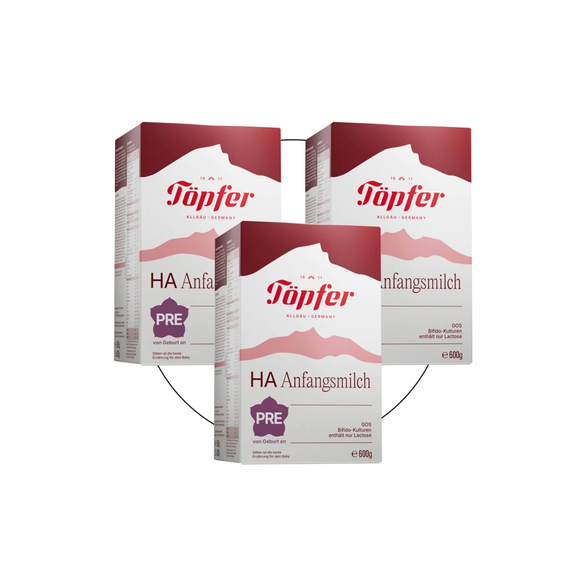 Töpfer Bundle 3er Pack HA PRE 600 g von Töpfer