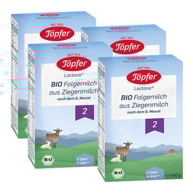Töpfer Folgemilch 2 Bio aus Ziegenmilch 4x 400g nach dem 6. Monat Töpfer Folgemilch 2 Bio aus Ziegenmilch 4x 400g nach dem 6. Monat von Töpfer