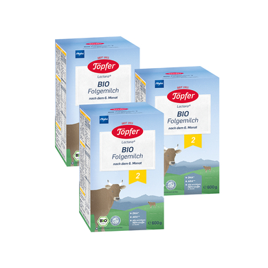 Töpfer Folgemilch Bio 2 3x 600 g ab dem 6. Monat von Töpfer