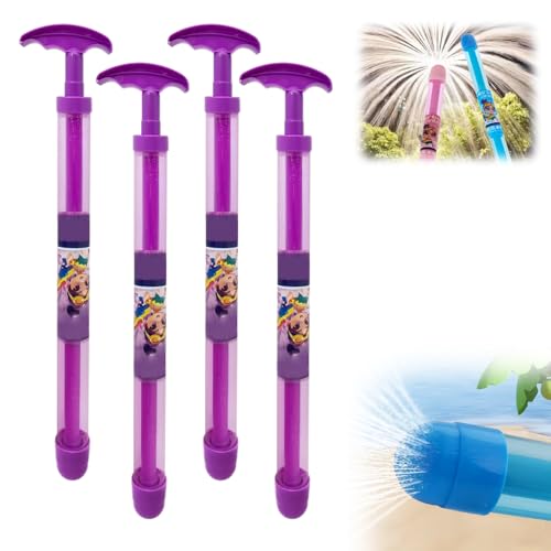 Fireworks Water Gun,4 Stück Wasserpistole,38.5CM Wasserspielzeug Kinder Outdoor, Romantische Feuerwerk Water Squirter, Outdoor Spielzeug zum Baden, Pool, Party (#03) von Toerjii