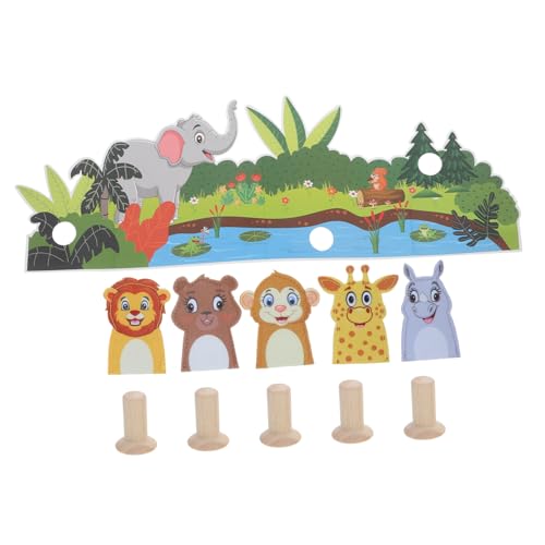 1Satz Fingerpuppen mit Waldhintergrund Tier Fingerpuppen für Erwachsene Fördert Hand Auge Koordination und Kreativität für Junge Mädchen Interaktion Teiliges 1Satz Fingerpuppen mit Waldhintergrund Tier Fingerpuppen für Erwachsene Fördert Hand Auge Koordination und Kreativität für Junge Mädchen Interaktion Teiliges von Tofficu