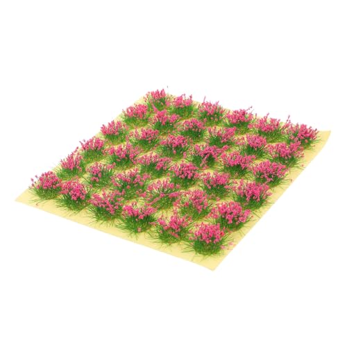 Tofficu 1 Blatt Graskorn Puppenhaus Gartendeko Miniatur-Kunstrasen künstlicher Rasen Miniaturlaub Anlage kunstpflanze kunstplflanze simulierte Blumen schmücken Sandtischgras Plastik Rosy von Tofficu