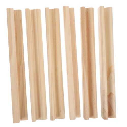 Tofficu 1 Satz Englische Alphabetbasis Einzigartige Basis Röhrenposter Automatische Basis Digitale Tafelkacheln Datei Tube Poster Zeichnungsplakat Spielkartendomino Beige Kiefernholz 6st von Tofficu