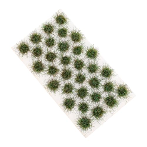 Tofficu 1 Satz Modell Sandtisch Rasen Kleine Grasbüschel Modellgras Simulationsgras-Miniatur Miniaturen Gras Miniaturgras Grasbüschel Miniatur Plastik Green von Tofficu