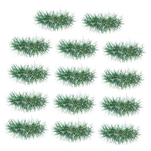 Tofficu 1 Schachtel Graskorb-Modell Gras-Cluster Große Bäume Miniatur-Wargaming-Terrain Tischdekoration Aus Sand Gründekor Grundmaterialien Für Miniaturen Grünzeug Diorama Draussen Plastik von Tofficu