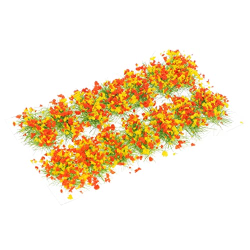 Tofficu 1 Schachtel Miniatur Blumen Cluster Orange Stabiles DIY Grasbüschel für Modellbau Leichte Langlebige Vegetationsgruppe für Landschafts Hausmodelle Einfache Anwendung Tofficu 1 Schachtel Miniatur Blumen Cluster Orange Stabiles DIY Grasbüschel für Modellbau Leichte Langlebige Vegetationsgruppe für Landschafts Hausmodelle Einfache Anwendung von Tofficu