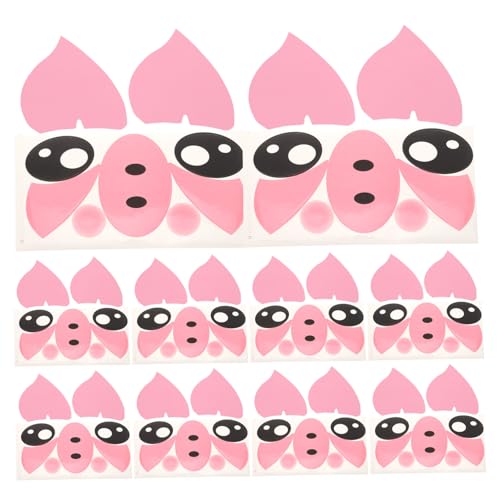 Tofficu Niedliche 10 Sets Mit Großen Ausdrucksstarken Augen Für Jungen Und Mädchen Ballonparty Basteln Kawaii-gesichtsaufkleber Dekorativ von Tofficu