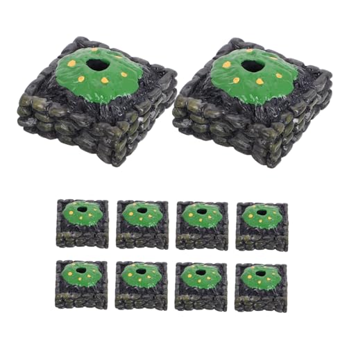 Tofficu 10 Stück Basis Außendekorationen Für Den Garten Mini Bett Statue DIY Kunsthandwerk Miniatur Dekoration Garten Ornamente Miniatur Figuren Massen Ornamente Miniatur von Tofficu