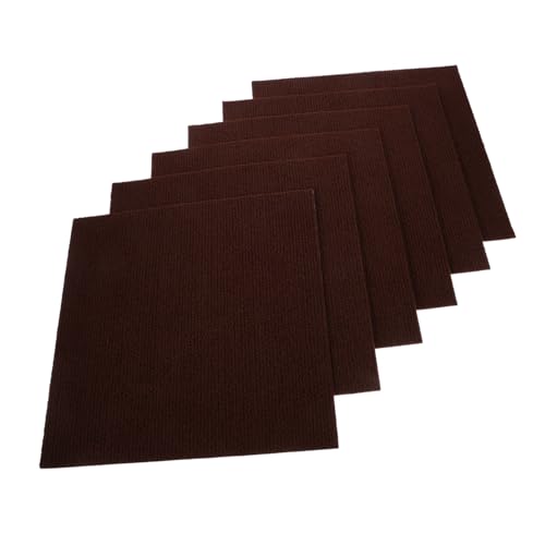Tofficu 10 Stück Krabbelmatte Teppich Gefälscht Bodenmatte Schwarz Puzzlematte Puzzle Sortierschalen Bodenbelag Ineinandergreifende Fußmatten Polyester (Polyester) von Tofficu