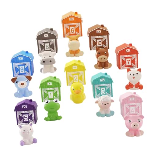 Tofficu 10 Stück Teiliges Bauernhoftier Fingerpuppen aus Sicherem Kunststoff Bunte Montessori Lernspielzeuge für Interaktive Eltern Junge Mädchen für Zählen und Fantasie Ab Jahren Geeignet Tofficu 10 Stück Teiliges Bauernhoftier Fingerpuppen aus Sicherem Kunststoff Bunte Montessori Lernspielzeuge für Interaktive Eltern Junge Mädchen für Zählen und Fantasie Ab Jahren Geeignet von Tofficu