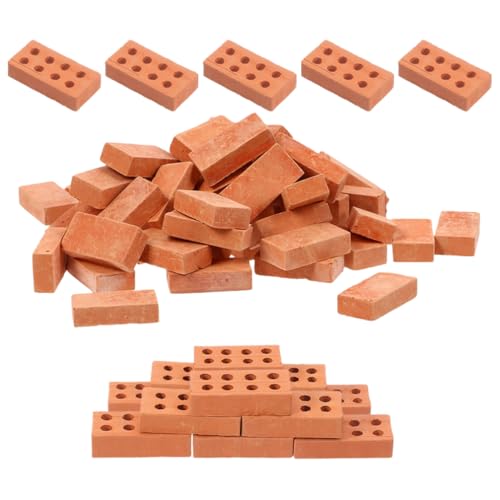 Tofficu 100 Stück DIY-Miniatur-Ziegelmodelle Simulation Winziger Ziegel Kleine Spielzeugbausteine Für Gartenhaus-DIY-Materialien Kleine Welt Tofficu 100 Stück DIY-Miniatur-Ziegelmodelle Simulation Winziger Ziegel Kleine Spielzeugbausteine Für Gartenhaus-DIY-Materialien Kleine Welt von Tofficu