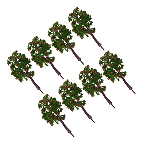 Tofficu 10St Simulationsmodellbaum Mini-Gartenzubehör maßstabsgetreue Modellbäume Miniatur Modellpalmen schreibtischdeko Schreibtisch Dekoration Stuck Landschaftsmodellbaum Sandkasten Moos von Tofficu