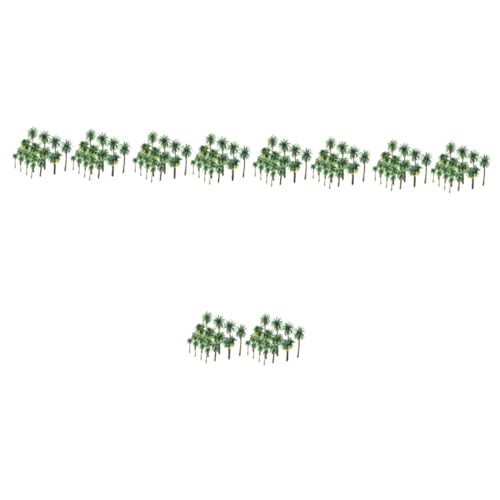 Tofficu 180 STK Künstliche Kokospalme Grünes Dekor Spielzeugeisenbahnen Bäume Dekorieren Grüne Dekorationen Bonsai Pflanze Gefälschte Bäume Plastik Kunsthandwerk Kokosnussbaum von Tofficu
