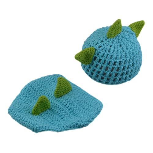 Tofficu 1Satz Dinosaurier Strickmütze Hose Für Neugeborene Requisiten Für Babyfotografie Babypartys Familienfotos Tofficu 1Satz Dinosaurier Strickmütze Hose Für Neugeborene Requisiten Für Babyfotografie Babypartys Familienfotos von Tofficu