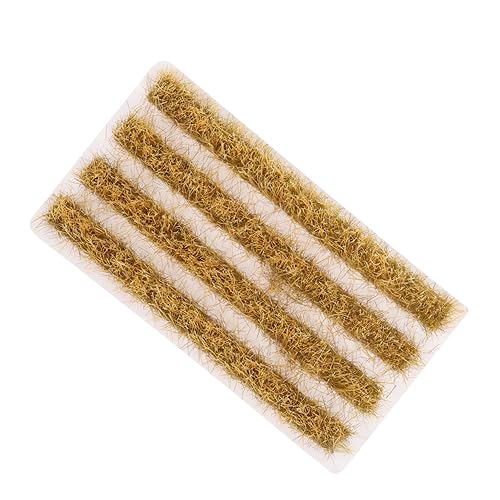 Tofficu 1Satz Kunststoff Reisfeldgras Modell Miniatur für Sandtisch Dekoration Realistische Simulation von Reisfeldern Leicht und Langlebig für DIY von Tofficu