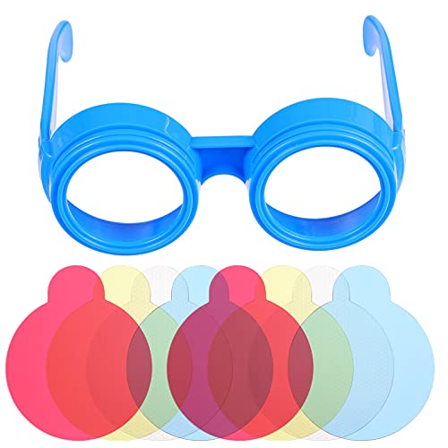 Tofficu 1 Set Farbwechsel Brille Experimentier Für Zur Entdeckung Der Farbmischung DREI Farben Brille Für Kindergarten Und Kreative Lernspiele von Tofficu