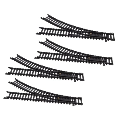 Tofficu 2 Paar Simulationsbahnstrecke spielzeugauto spielzeugzug Zug Schienenverlängerung pädagogische Spielzeugeisenbahnen Ersatz der Bahngleise Plastik Black Tofficu 2 Paar Simulationsbahnstrecke spielzeugauto spielzeugzug Zug Schienenverlängerung pädagogische Spielzeugeisenbahnen Ersatz der Bahngleise Plastik Black von Tofficu