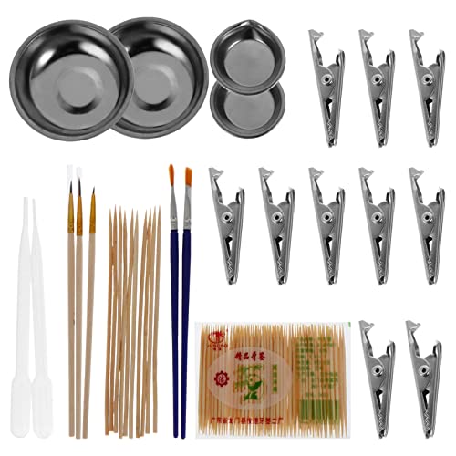 Tofficu 2 Sets Modellfarben-Set Mit Miniatur-malgriffen Malzubehör Für Spielzeugmodelle von Tofficu