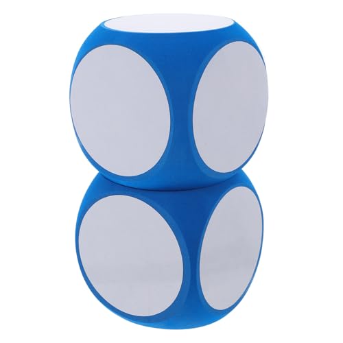 Tofficu 2 Stück Große Schaumstoff Würfel Beschreibbar Abwischbar DIY Blanko Würfel für Spiele Unterricht Lernspielzeug Interaktiv Fördernd Soziale Kompetenzen Tofficu 2 Stück Große Schaumstoff Würfel Beschreibbar Abwischbar DIY Blanko Würfel für Spiele Unterricht Lernspielzeug Interaktiv Fördernd Soziale Kompetenzen von Tofficu