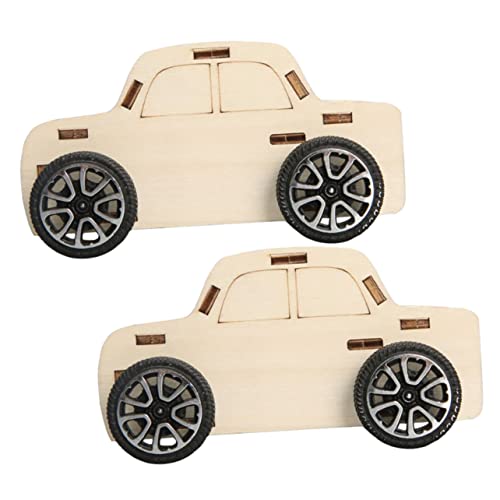 Tofficu 2 Stück Handgefertigtes Holzauto Bastelspielzeug für Wissenschaftsprojekt für Kleinkinder DIY Fahrzeug Holz Einfach Zusammenzubauen Geeignet für Kreatives Tofficu 2 Stück Handgefertigtes Holzauto Bastelspielzeug für Wissenschaftsprojekt für Kleinkinder DIY Fahrzeug Holz Einfach Zusammenzubauen Geeignet für Kreatives von Tofficu