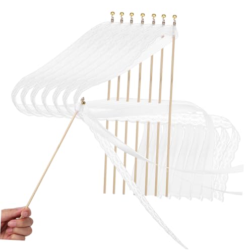 Tofficu Gold Hochzeit Zauberstäbe Glocke Band Luftschlangen 20 Sets Party Fee Sticks Für Veranstaltungen von Tofficu