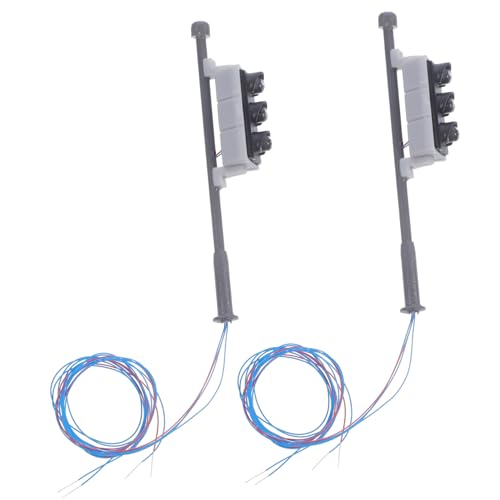 Tofficu 2Stücke Signal Modell für Sandtisch Künstliche für Modelleisenbahn für Mikrolandschaften und Kleinen Tofficu 2Stücke Signal Modell für Sandtisch Künstliche für Modelleisenbahn für Mikrolandschaften und Kleinen von Tofficu