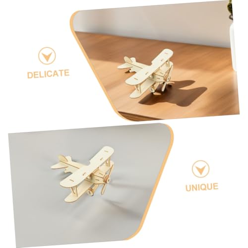 Tofficu 3 Stück DIY Holz Flugzeug Modellbausatz Kleines Vintage Flugzeug aus Robustem Holz Bemalbar Originelles Bastelset für Langlebiges Holzflugzeug zum Zusammenbauen und Dekorieren Tofficu 3 Stück DIY Holz Flugzeug Modellbausatz Kleines Vintage Flugzeug aus Robustem Holz Bemalbar Originelles Bastelset für Langlebiges Holzflugzeug zum Zusammenbauen und Dekorieren von Tofficu
