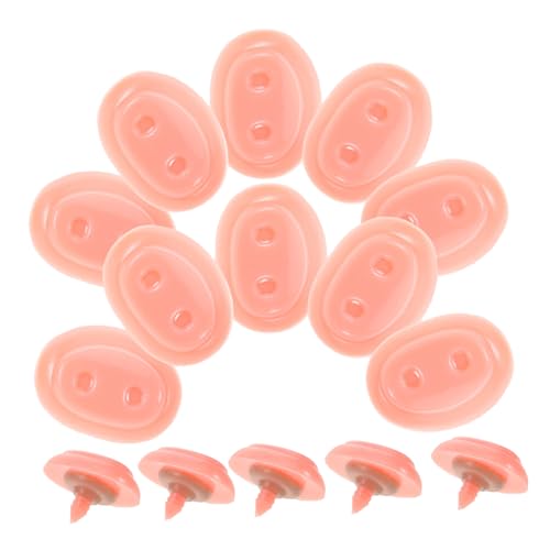 Tofficu 30 Sätze Teiliges DIY Schweinenasen mit Dichtung Schweinenasen Zubehör für Basteln Einfache Montage für DIY Schweine Plüschtiere und Kreative Tierdekoration Tofficu 30 Sätze Teiliges DIY Schweinenasen mit Dichtung Schweinenasen Zubehör für Basteln Einfache Montage für DIY Schweine Plüschtiere und Kreative Tierdekoration von Tofficu