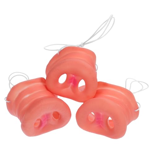 Tofficu 3Stücke Schwein Nase Cosplay Maske Verstellbare Tier Maske Langlebigem Vinyl Kompakte für Karneval Kostümparty und Rollenspiele Erwachsene Tofficu 3Stücke Schwein Nase Cosplay Maske Verstellbare Tier Maske Langlebigem Vinyl Kompakte für Karneval Kostümparty und Rollenspiele Erwachsene von Tofficu
