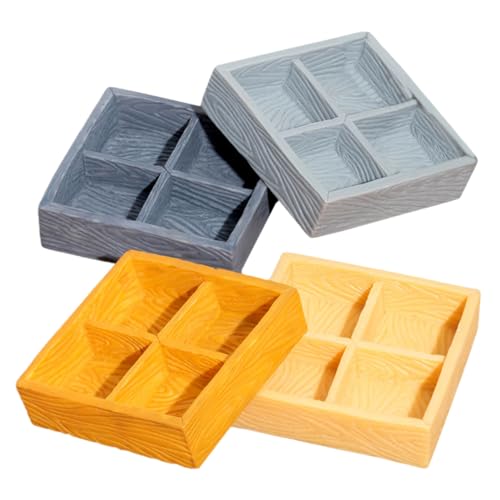 Tofficu 4 Stück Teiliges Miniatur Puppenhaus Aufbewahrungsbox mit Fächern Resin Dekoration für Süßigkeiten und Nüsse Kreative Mikro Landschaftsaccessoires für Puppenhaus Dekoration Tofficu 4 Stück Teiliges Miniatur Puppenhaus Aufbewahrungsbox mit Fächern Resin Dekoration für Süßigkeiten und Nüsse Kreative Mikro Landschaftsaccessoires für Puppenhaus Dekoration von Tofficu