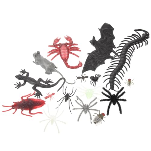 Tofficu 40Stücke Künstliche Insekten Spielzeugset Realistische Insektenmodelle Für Mikrolandschaften Und Lernspiele Und Party Dekorationen von Tofficu