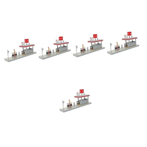 Tofficu 5 Stück DIY Bahn Station Modell aus Langlebigem Kunststoff Kindgerechte Plattform mit Glatter Oberfläche Leicht Montierbar Pädagogisches für Kreative Bahn Szenen Tofficu 5 Stück DIY Bahn Station Modell aus Langlebigem Kunststoff Kindgerechte Plattform mit Glatter Oberfläche Leicht Montierbar Pädagogisches für Kreative Bahn Szenen von Tofficu