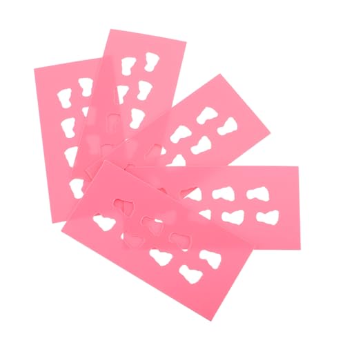 Tofficu 5 Stück Zubehör Für Puppenhäuser Puppenhauszubehör Und Möbel Miniaturteppich Puppenstubenteppiche Miniatur-bodenmatte Dollhouse Decor Mini-puppenhaus- Legierung Rosa von Tofficu