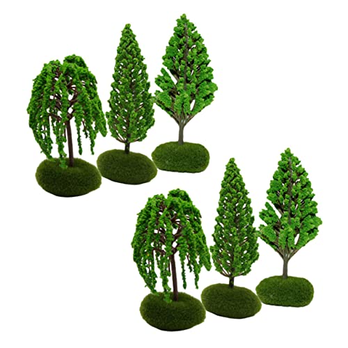 Tofficu 6 Stck Teiliges Miniatur Bäume aus Leichtem Kunststoff Realistische Modellbäume für Eisenbahn Landschaft Architektur und DIY Mikro landschaftsbau Langlebige Miniatur Straßenbäume Tofficu 6 Stck Teiliges Miniatur Bäume aus Leichtem Kunststoff Realistische Modellbäume für Eisenbahn Landschaft Architektur und DIY Mikro landschaftsbau Langlebige Miniatur Straßenbäume von Tofficu