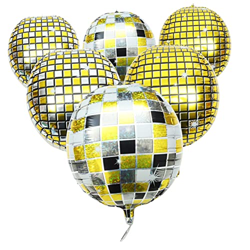 Tofficu Disco-party-ballon-thema-party-dekorationen Aluminiumfolie Ballons Große Fee Ballons von Tofficu