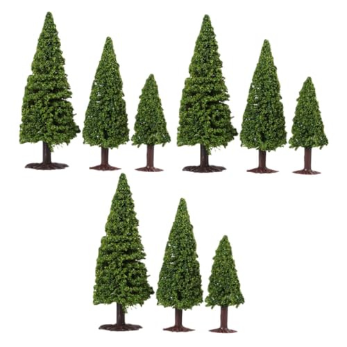 Tofficu 9 Stück Teiliges Miniatur-Baum Militärgrün Natürliche Textur Langlebig für Sandtisch- Modellbau Landschafts-dioramen Vielseitig Einsetzbar für Kreative Mikro-szenerien Tofficu 9 Stück Teiliges Miniatur-Baum Militärgrün Natürliche Textur Langlebig für Sandtisch- Modellbau Landschafts-dioramen Vielseitig Einsetzbar für Kreative Mikro-szenerien von Tofficu