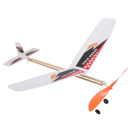 Tofficu DIY Schaumstoff Flugzeug Bausatz mit Gummibandantrieb Einfacher Zusammenbau Handgeworfener Einflügel gleiter Fördert Kreativität und Geduld für Familienaktivitäten im Freien Tofficu DIY Schaumstoff Flugzeug Bausatz mit Gummibandantrieb Einfacher Zusammenbau Handgeworfener Einflügel gleiter Fördert Kreativität und Geduld für Familienaktivitäten im Freien von Tofficu