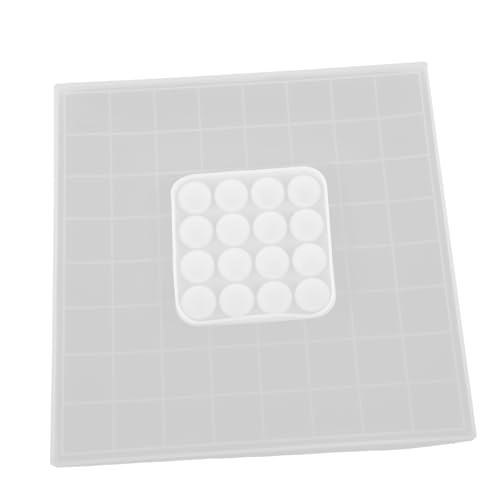 Tofficu DIY Silikonform für Go spielsteine und Schachbrett Runde Formen Fünf gewinnt Mould als Geschenk für Teenager Kreative Bastelarbeit für Brettspiel Fans von Tofficu
