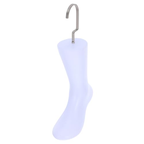 Tofficu Fußmodell mit Plastikhaken für Socken Schmuckdisplay Dickes Nahtloses Abs Weiblicher Fußsockenständer Vielseitig für Shop und Kunst Robust und Elegant von Tofficu