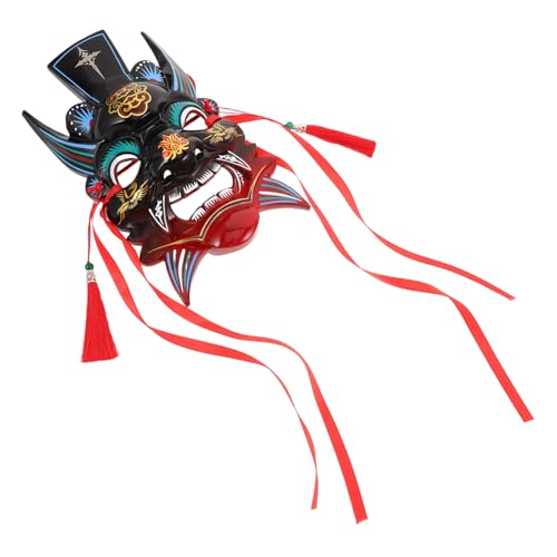Tofficu Handgemalte Chinesische Oper Maske Leichtes Vollgesicht Design Komfortabel für Lange Tragezeiten Traditionelles Masken Kostüm für Damen als Masquerade Deko und Party Requisite von Tofficu