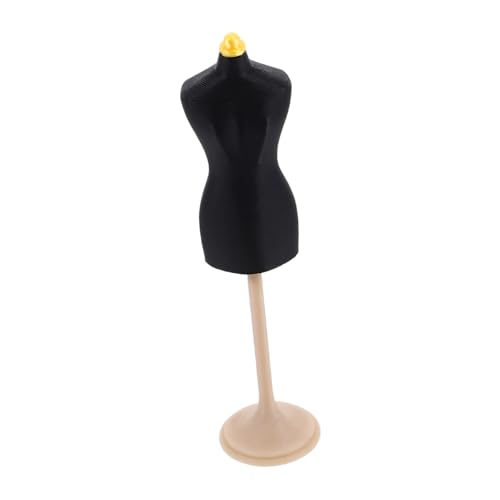 Tofficu Miniatur Puppenständer Stabiler Schwarzer Doll Mannequin Stand mit Robustem Sockel Tragbar und Leicht für Kinderbekleidungsdesign als Puppenkleiderhalter und Präsentationsständer Tofficu Miniatur Puppenständer Stabiler Schwarzer Doll Mannequin Stand mit Robustem Sockel Tragbar und Leicht für Kinderbekleidungsdesign als Puppenkleiderhalter und Präsentationsständer von Tofficu
