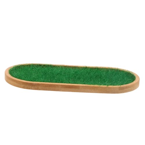 Tofficu Rasen Bambusmatte Grasmodell Weißer Aufbewahrungskorb Actionfigur Modell Ausstellungsmatte Kunstgras Teppich Actionfiguren Halter Grasständer Puppenständer Puppenhaus von Tofficu