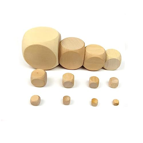 Tofficu Robuste 16 Mm Große Würfelblöcke Aus Holz 6-seitig Blankes Würfelset Zum Basteln Von Puzzles Tofficu Robuste 16 Mm Große Würfelblöcke Aus Holz 6-seitig Blankes Würfelset Zum Basteln Von Puzzles von Tofficu