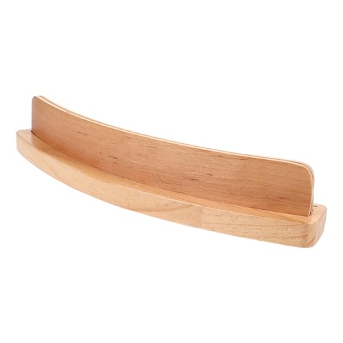 Tofficu Samba Showcase Erwachsene Klein Handeln Tablettgestell Ort Rezeption Mini Gebogen Senior Groß Anzeige Spielkartenhalter Tischplatte Händler Deck Aufschlag Für Beige Hölzern von Tofficu