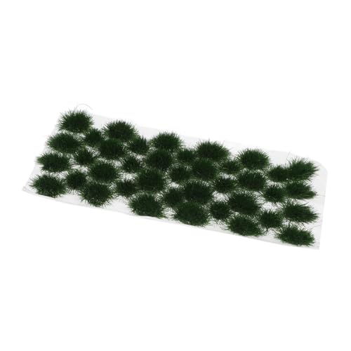 Tofficu Simuliertes Gras Cluster Langlebige Mini Garten Grasbüschel Realistische Mikrolandschaft Dekoration für Modellbau Gartenszenen Architekturmodelle von Tofficu