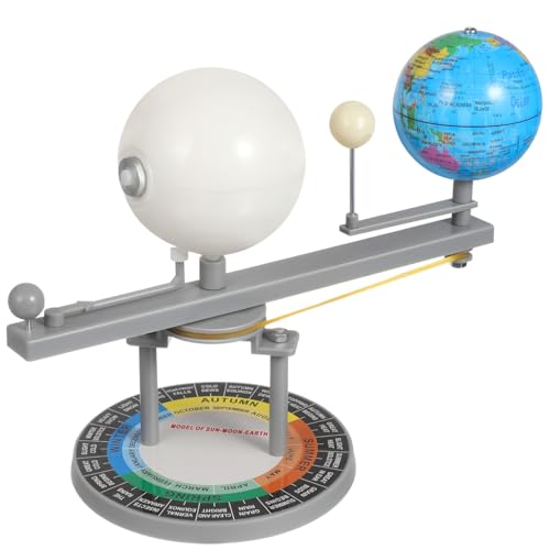 Tofficu Lehrmittel zur Sonnenfinsternis, Modell des Sonnensystems, Lernsets für Planeten des Sonnensystems, Orbitalmodell Von Sonne, Erde und Mond, pädagogisches Geographiemodell für Kinder von Tofficu