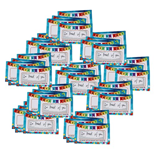 Tofficu Teiliges DIY Rubbelkarten Kreative Grußkarten mit Rubbelbeschichtung Papierkarten und Rubbelstickern zum Selbstgestalten und Beschriften für Persönliche und Feste von Tofficu