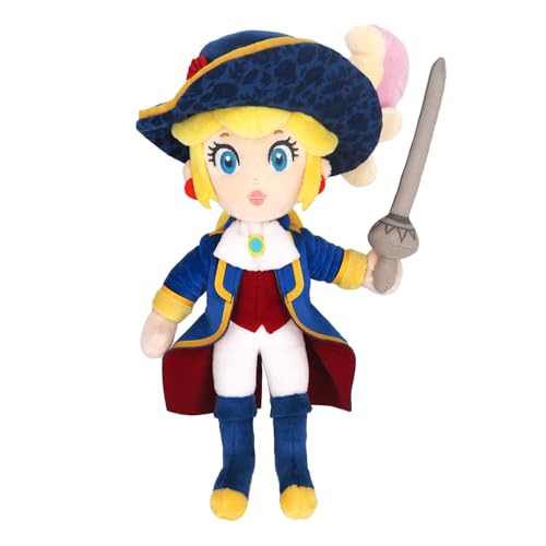 Nintendo Together+ – Plüschfigur Prinzessin Peach Showtime – Peach als Schwertkämpferin, 26 cm von Together Plus